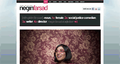 Desktop Screenshot of neginfarsad.com